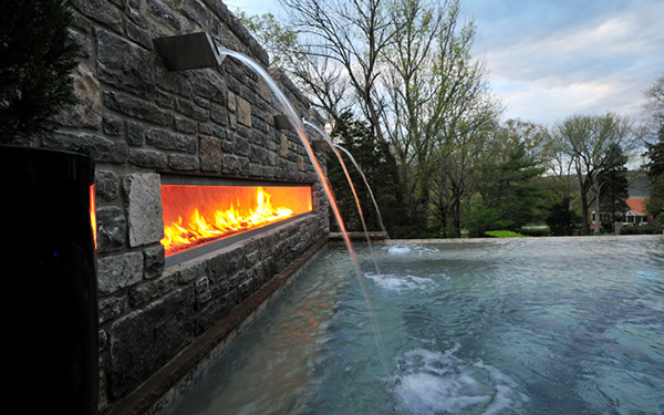 Outdoor Living Fireplace